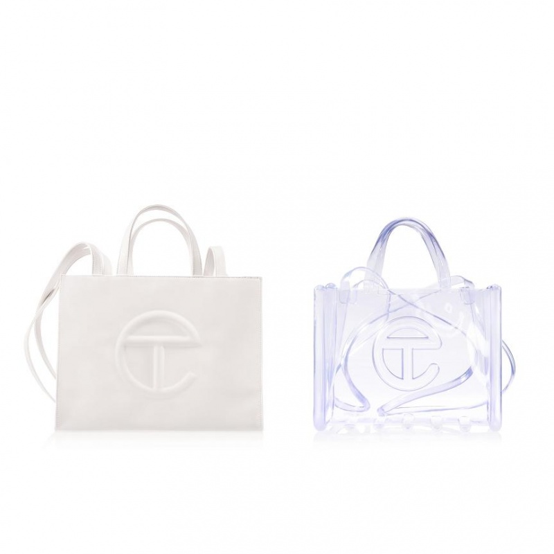 Telfar Melissa x Medium Jelly Bags Purple | CAIS3146