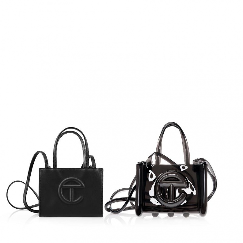 Telfar Melissa x Small Jelly Bags Black | CAQZ3153