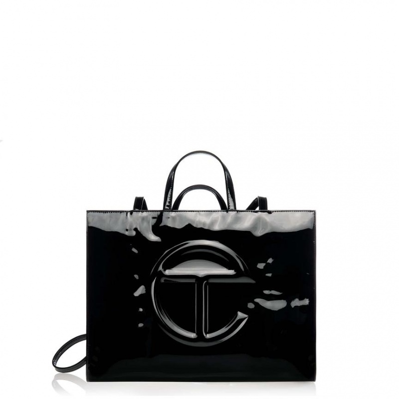 Telfar Patent Large Bags Black | CAVD3157