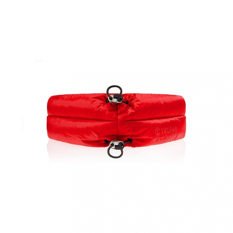 Telfar Puff Headband Red | CAPQ3383