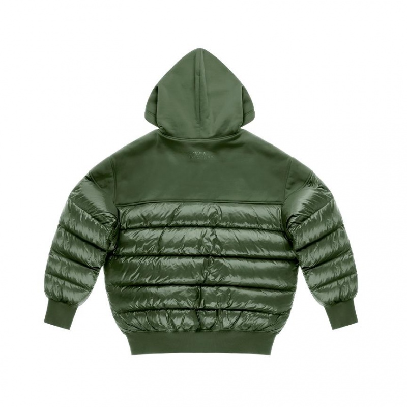 Telfar Puff Hoodie Green | CAAP3461