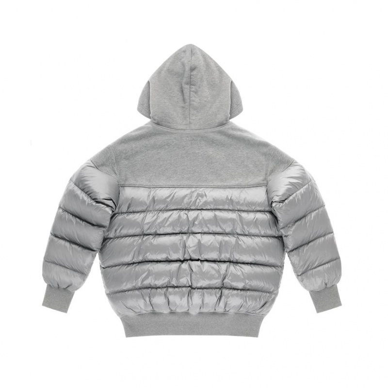 Telfar Puff Hoodie Grey | CAOR3463