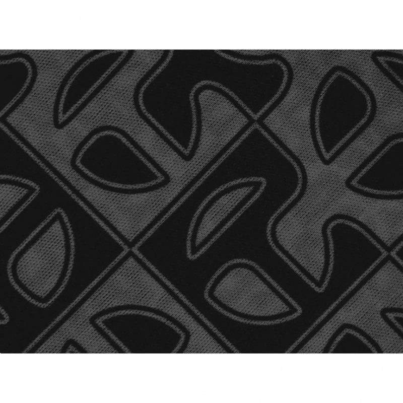 Telfar Scarf Monogram Print Durag Scarf Black / Grey | CAPQ3566