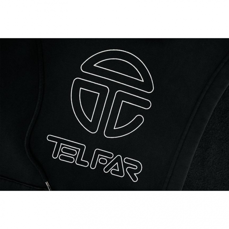 Telfar Sideless Hoodie Black | CAEX3521