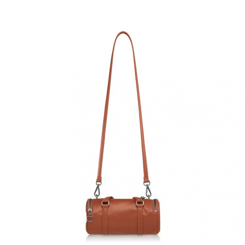 Telfar Small Duffle Bags Brown | CAVD3183