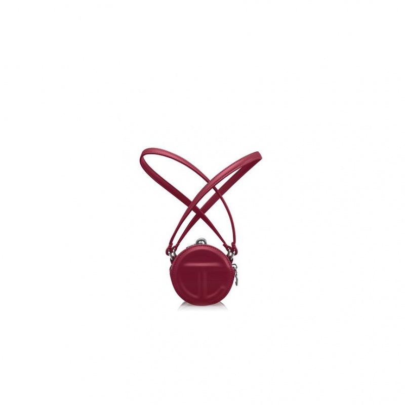 Telfar Small Duffle Bags Burgundy | CAEX3177