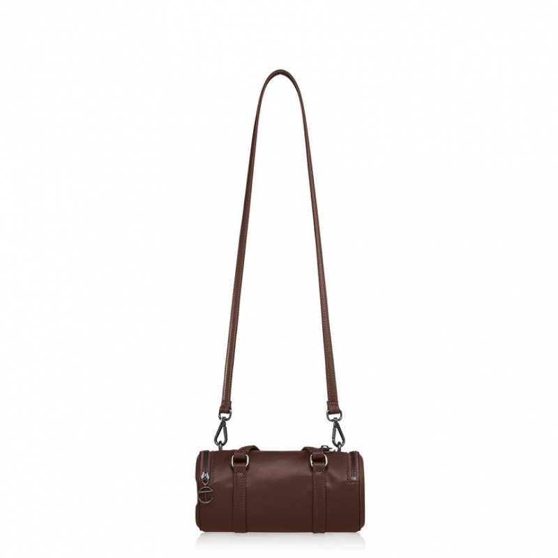 Telfar Small Duffle Bags Chocolate | CAZG3186