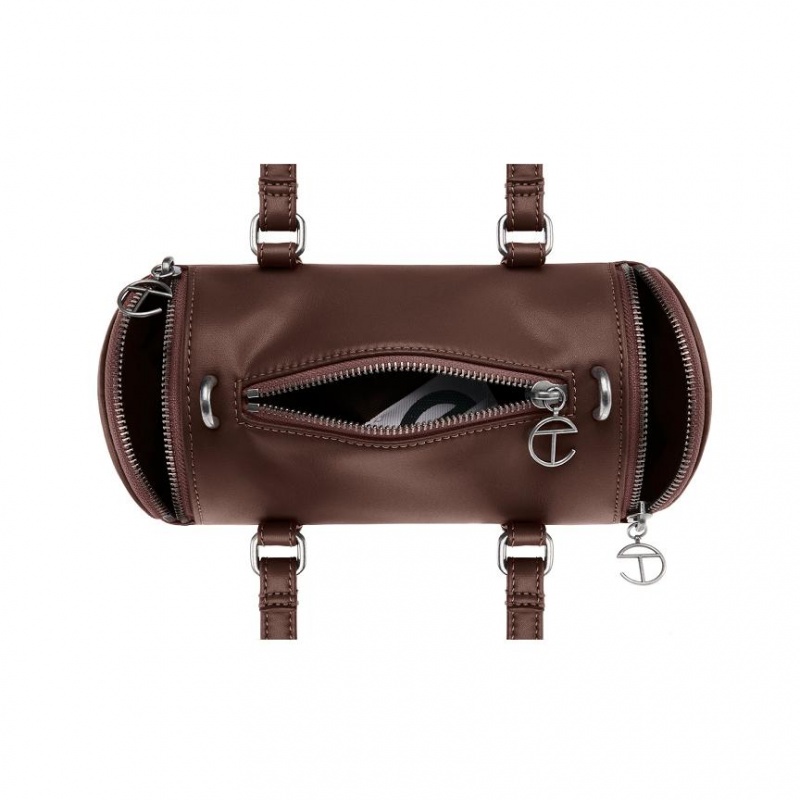 Telfar Small Duffle Bags Chocolate | CAZG3186