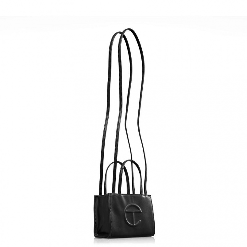 Telfar Small Shopper Bag Black | CADN3141