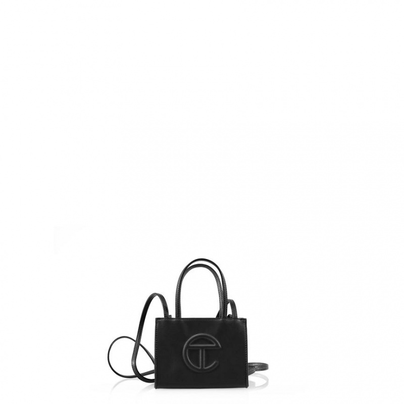 Telfar Small Shopper Bag Black | CADN3141