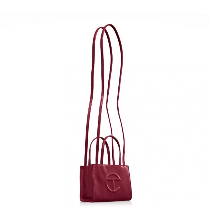 Telfar Small Shopper Bag Burgundy | CAXF3114