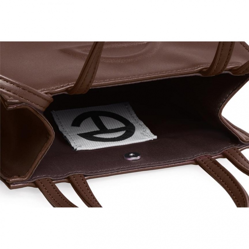 Telfar Small Shopper Bag Chocolate | CAQZ3135