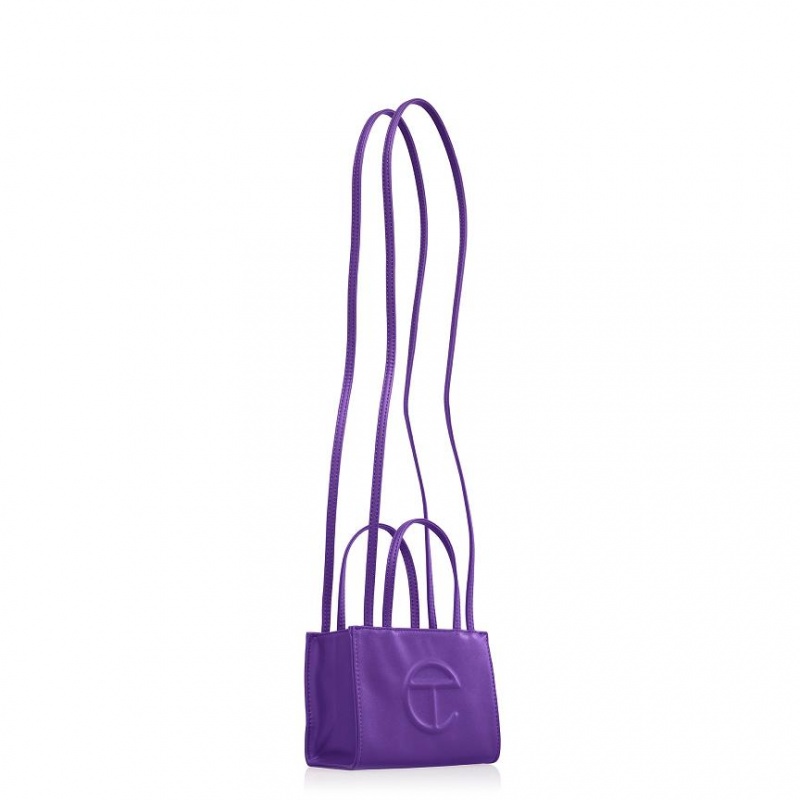 Telfar Small Shopper Bag Purple | CAHK3120