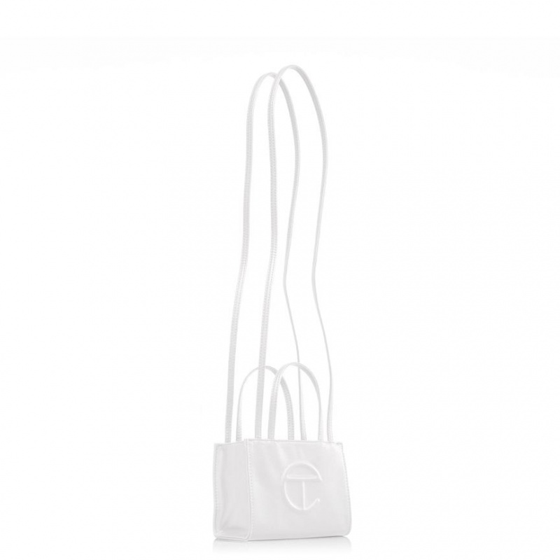 Telfar Small Shopper Bag White | CAPQ3126