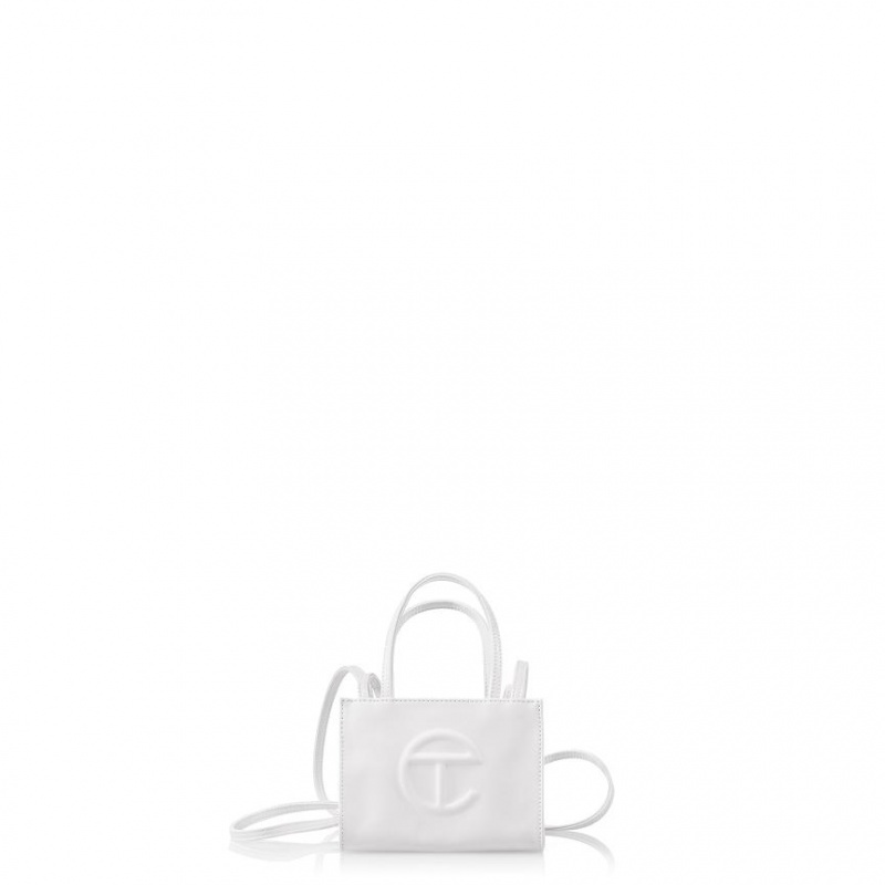 Telfar Small Shopper Bag White | CAPQ3126