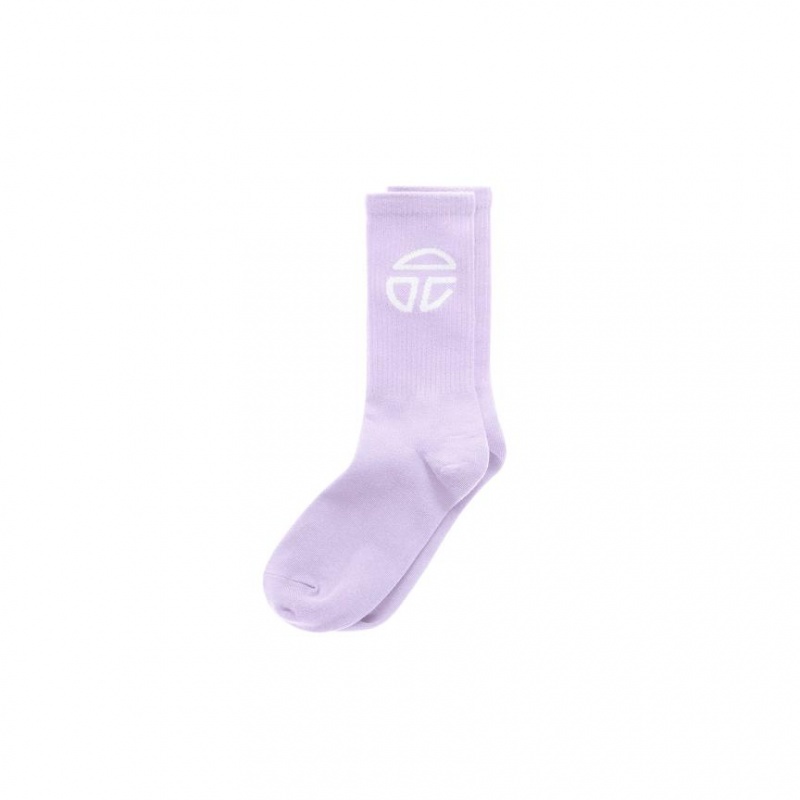 Telfar Socks Athletic Logo E Socks Lavender | CARW3545