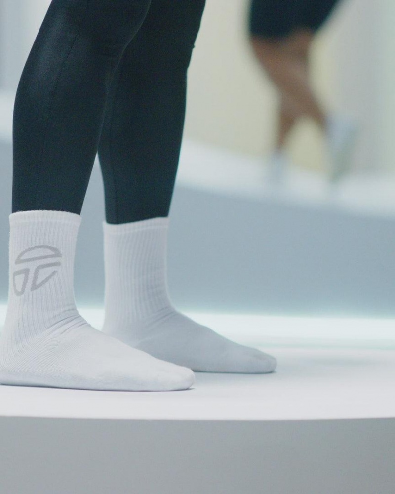 Telfar Socks Athletic Logo O Socks Cream | CAZG3555