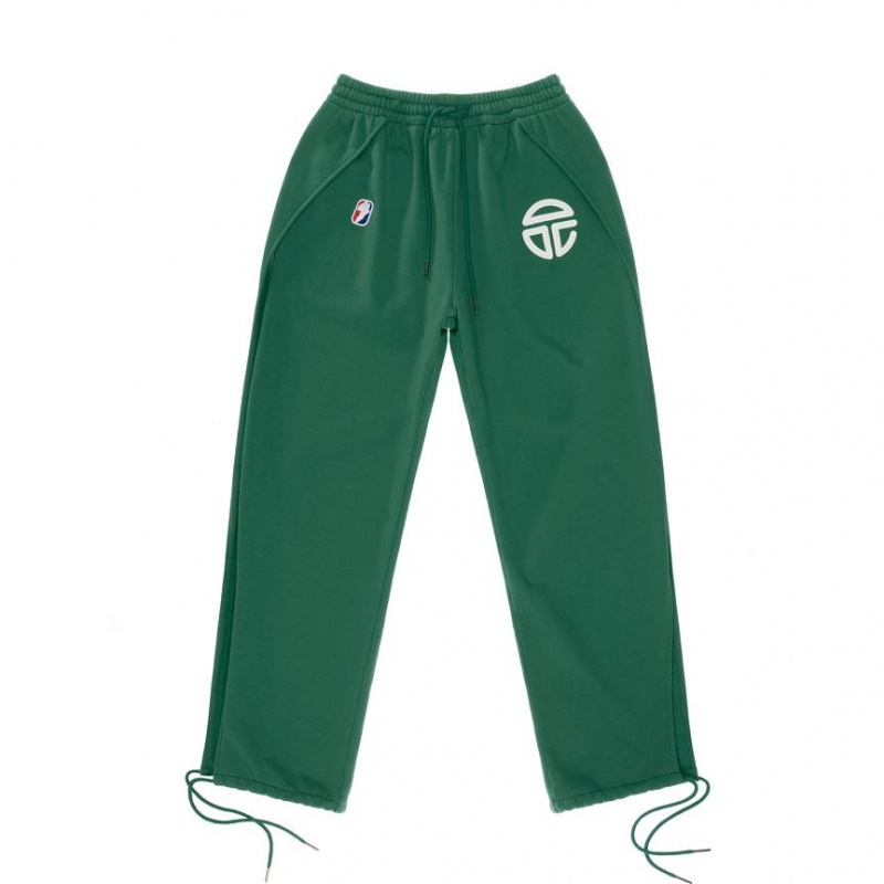 Telfar Split Sweatpants Dark Green | CADN3336