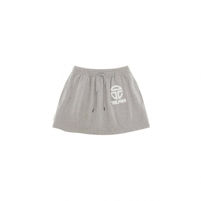 Telfar Sweat Skirt Grey | CATV3344