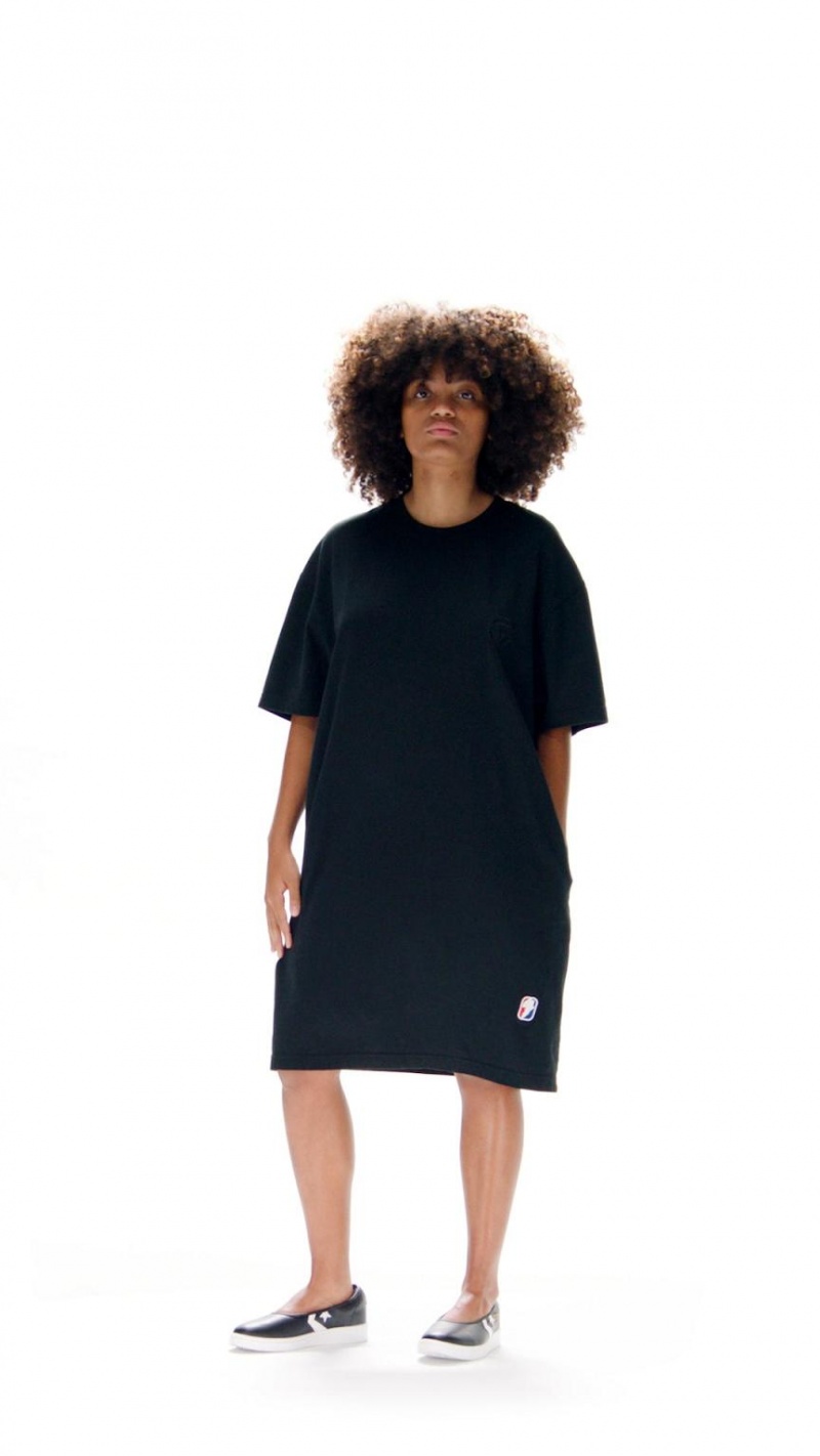 Telfar Tall T Shirts Black | CAKI3304