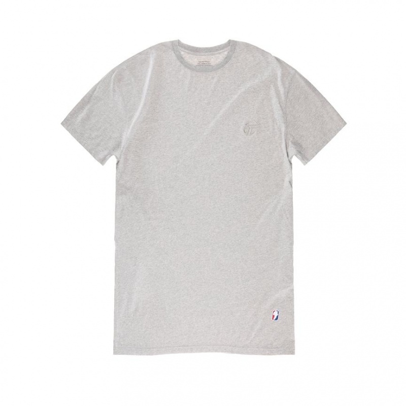 Telfar Tall T Shirts Grey | CALH3303