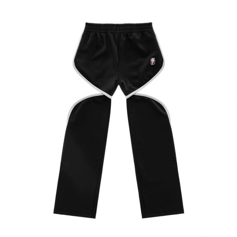 Telfar Thigh Hole Track Pants Black | CAPQ3410