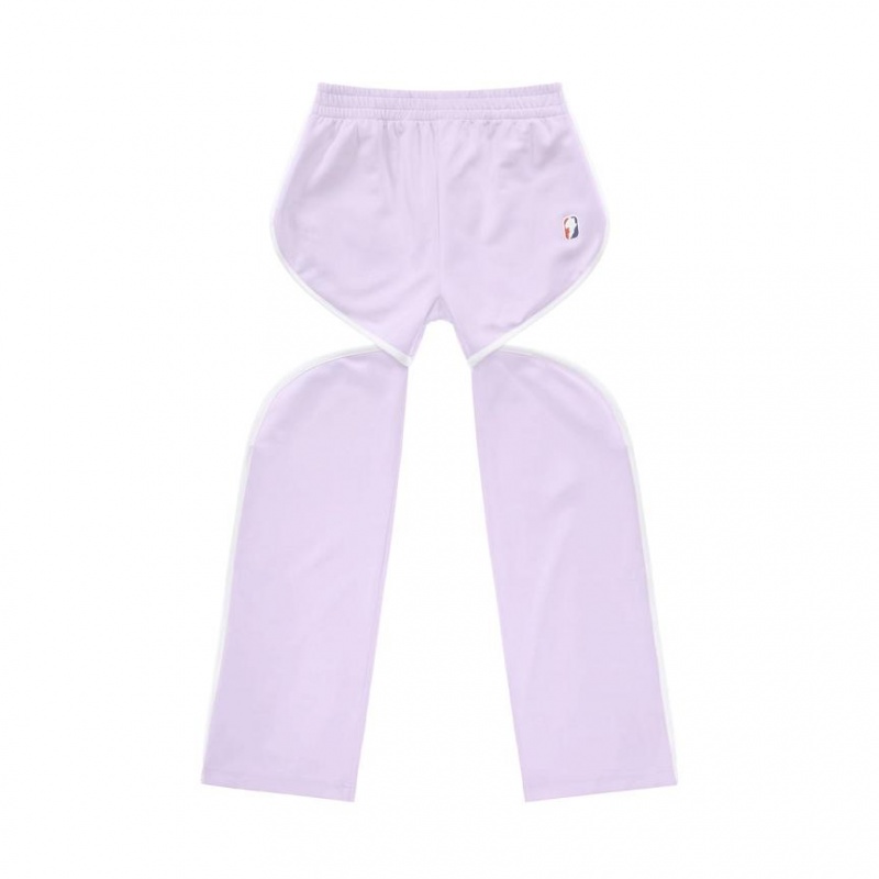 Telfar Thigh Hole Track Pants Lavender | CAFM3406