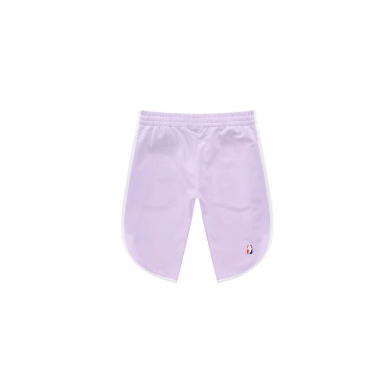 Telfar Track Capri Shorts Lavender | CAOR3358