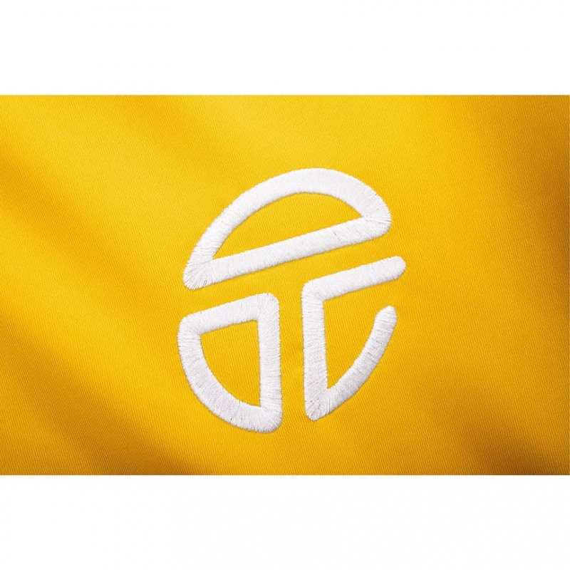 Telfar Track Capri Shorts Yellow | CAGL3352