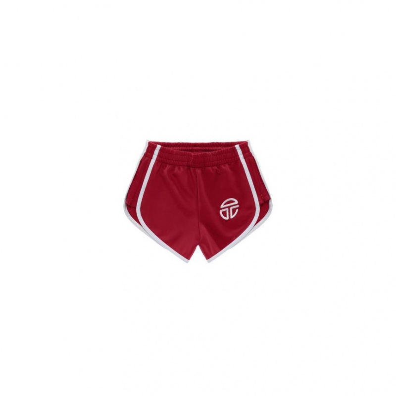 Telfar Track Shorts Burgundy | CAWY3347