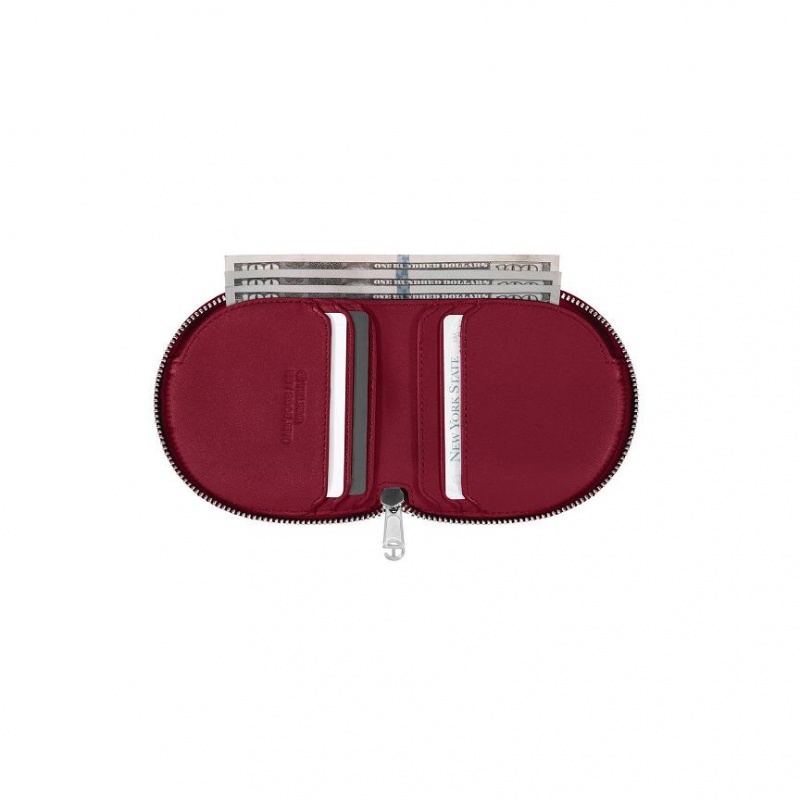 Telfar Wallets Logo Ⅷ Wallets Burgundy | CASO3530