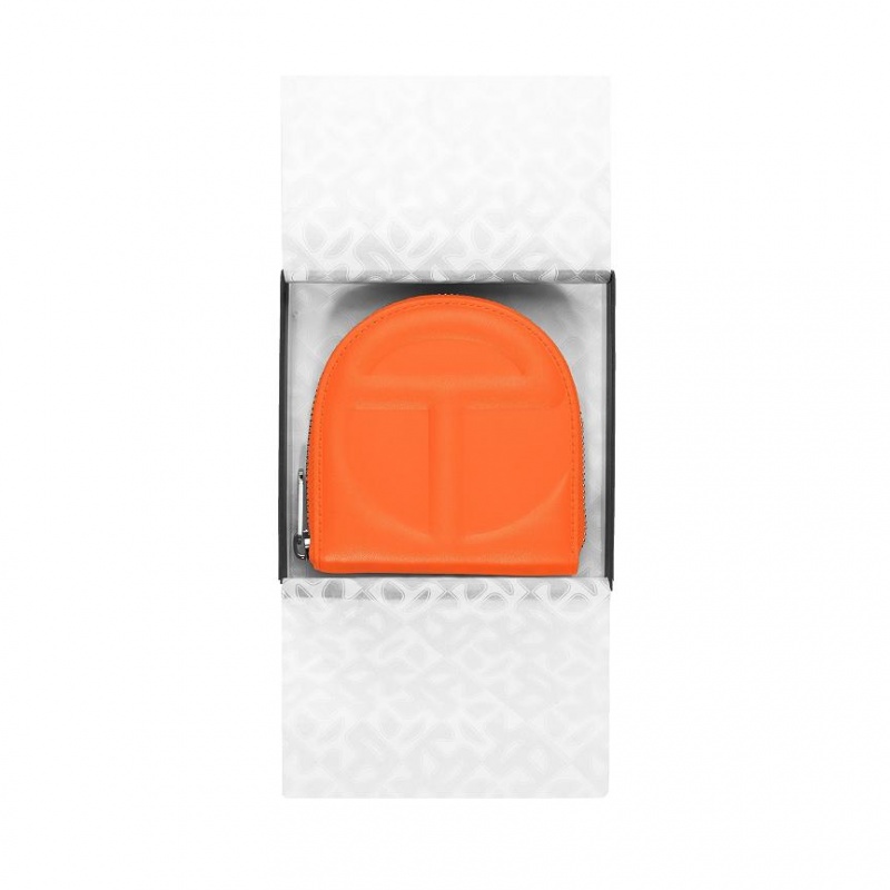 Telfar Wallets Logo Ⅳ Wallets Orange | CAHK3526