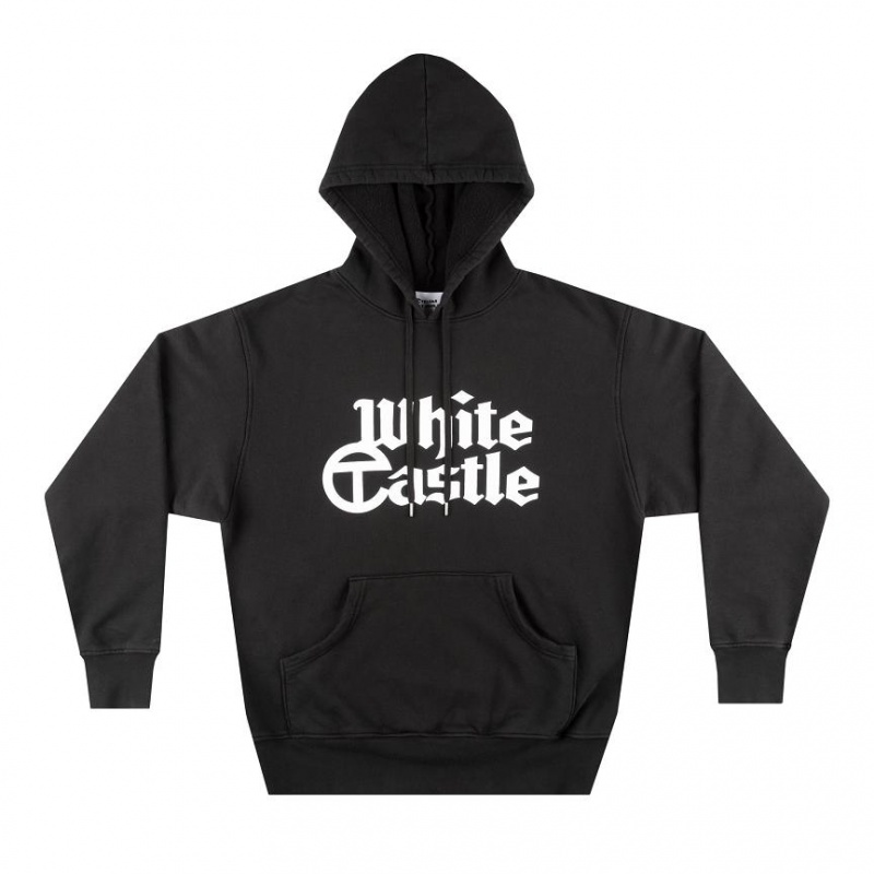 Telfar White Castle Hoodie Black | CAHK3507