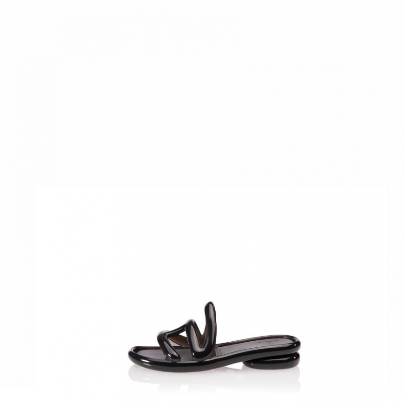 Telfar x Melissa Jelly Slides Black | CATV3007