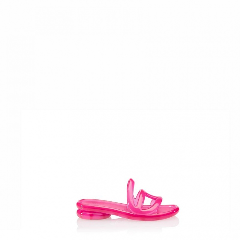 Telfar x Melissa Jelly Slides Pink | CAIS3004