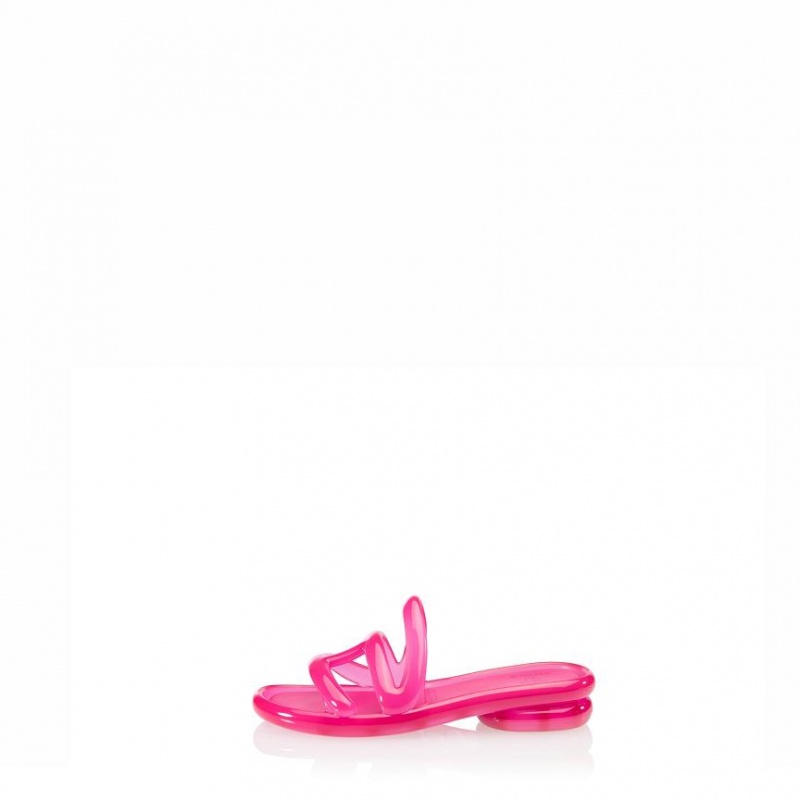 Telfar x Melissa Jelly Slides Pink | CAIS3004