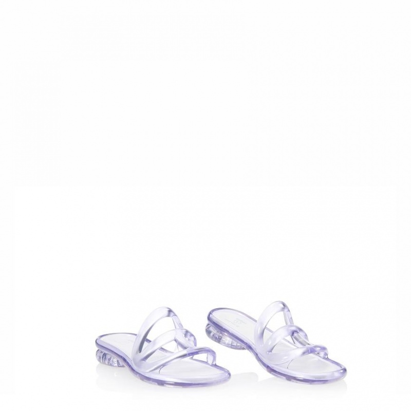 Telfar x Melissa Jelly Slides Purple | CAUT3005