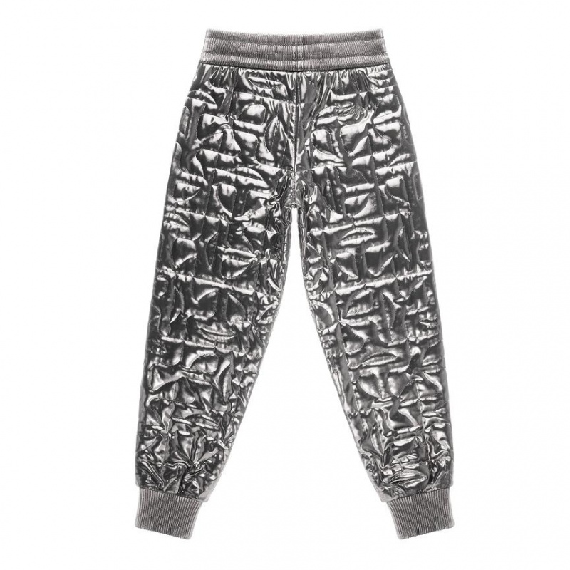 Telfar x Moose Knuckles Quilted Sweatpants Silver | CAPQ3312