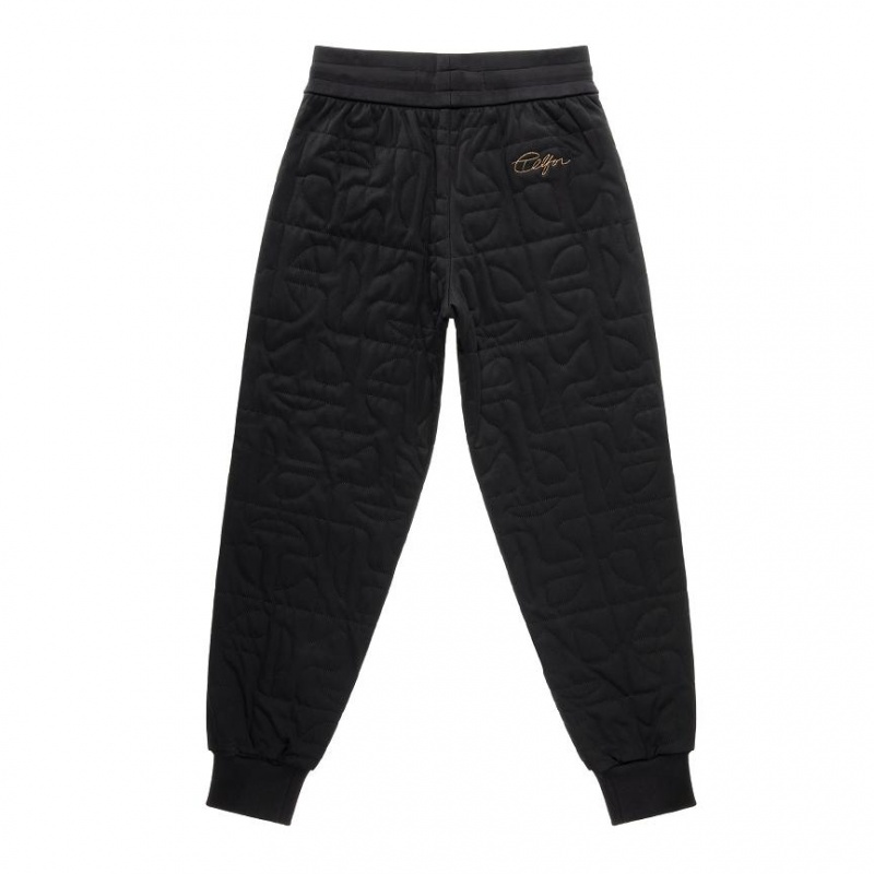 Telfar x Moose Knuckles Quilted Sweatpants Black | CAOR3313