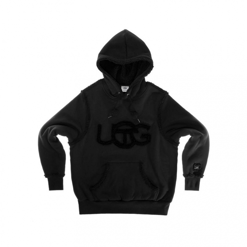 Telfar x UGG Hoodie Black | CAWY3470