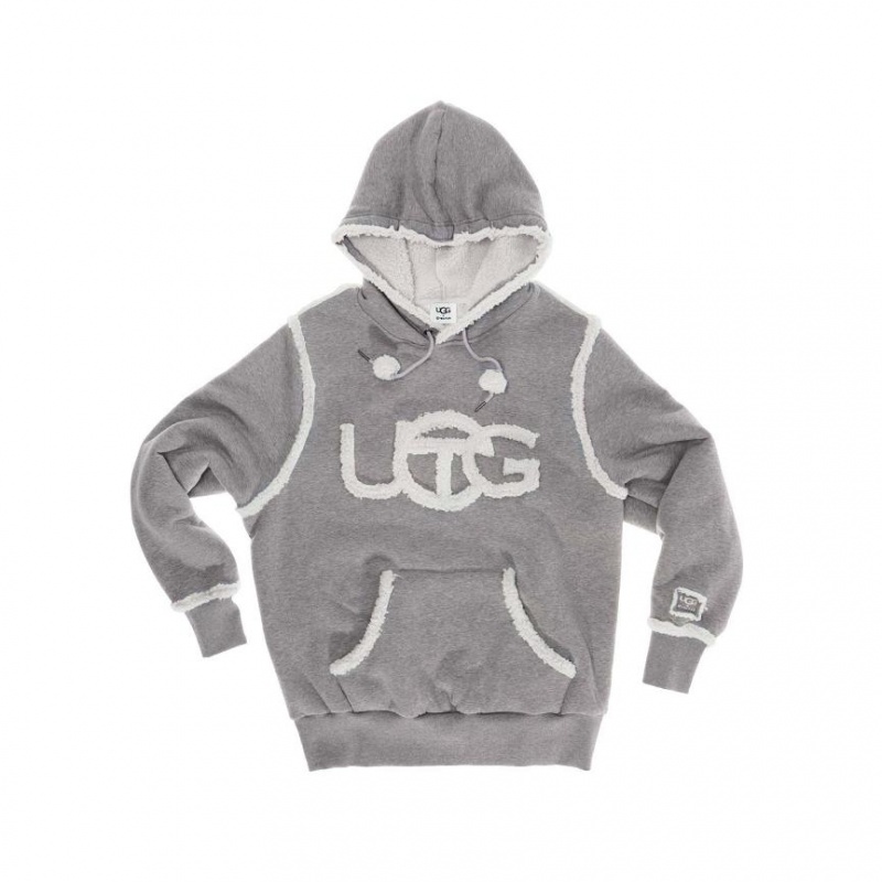 Telfar x UGG Hoodie Grey | CAUT3465